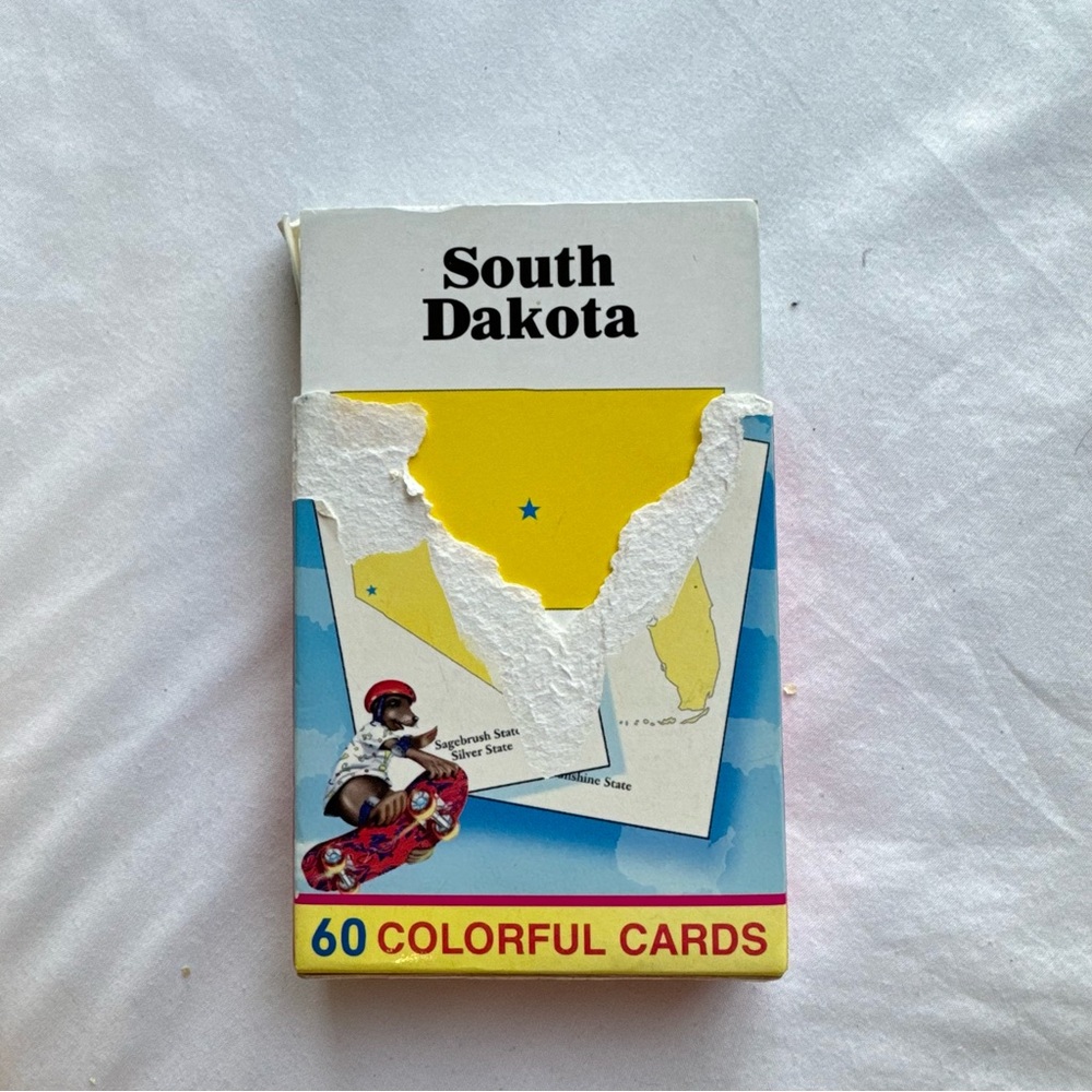 High Q  60 Colorful State Capital Flash Cards